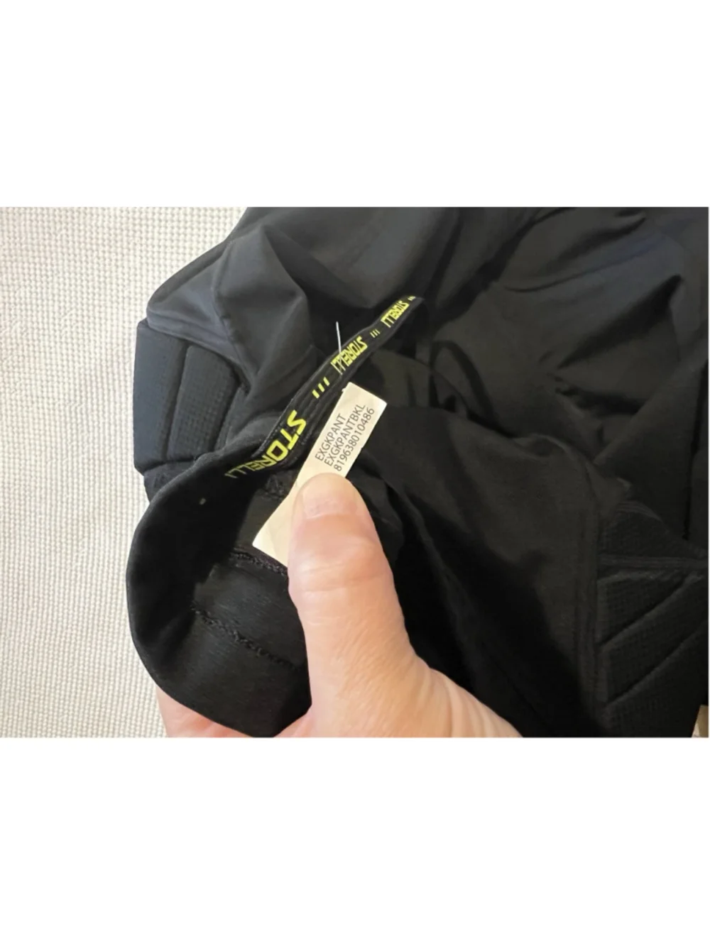 Storelli ExoShield GK Pants- Goalkeeper Pants - Black -Men's L